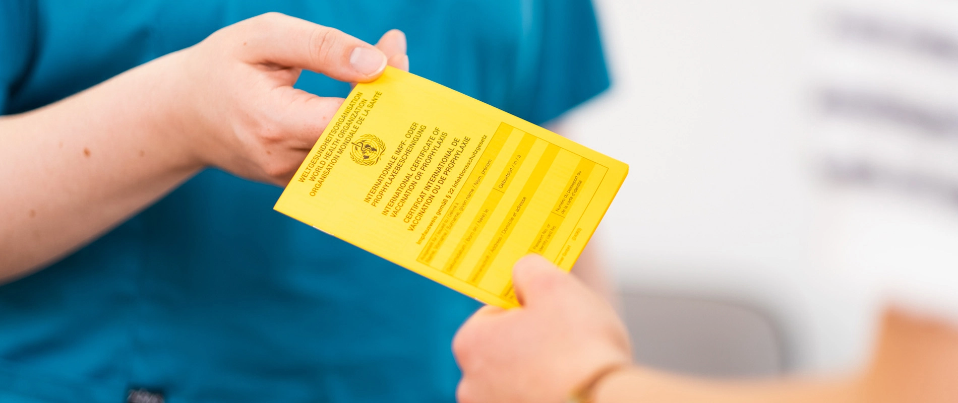 Impf- und Prophylaxebescheinigung