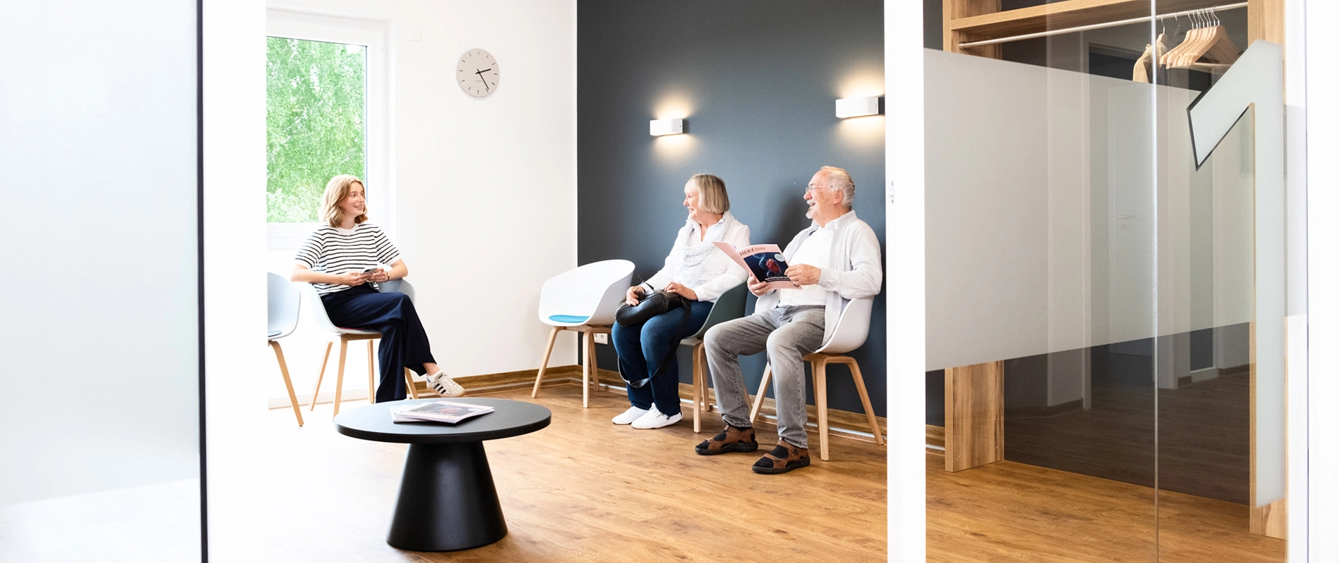 Patienten im Wartezimmer